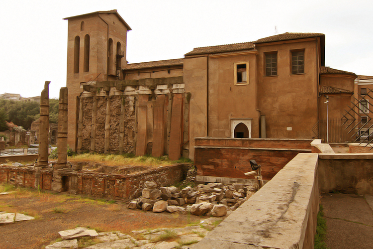 Forum Olitorio - Temple of Janus