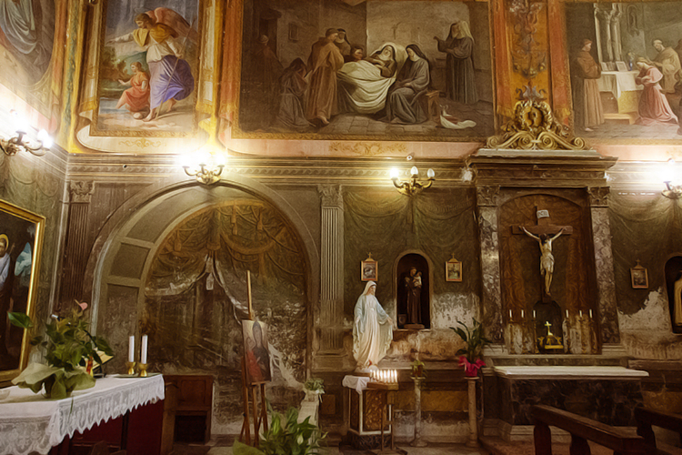 Church of San Cosimato - Rome - Italy